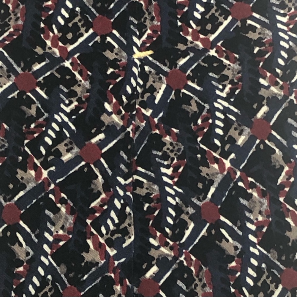 Farrah Multicolored Abstract Print Silk Tie - Picture 8 of 13